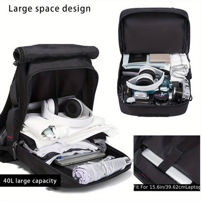 Laptop Backpack – 17.3 Inch, Combination Lock, for Travel & School – detail view 14