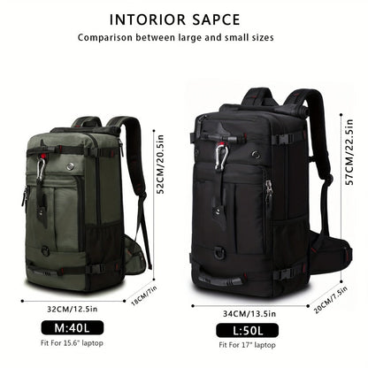 Laptop Backpack – 17.3 Inch, Combination Lock, for Travel & School – detail view 4