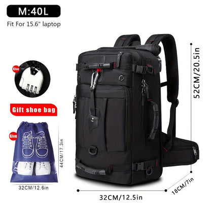 Laptop Backpack – 17.3 Inch, Combination Lock, for Travel & School – detail view 5