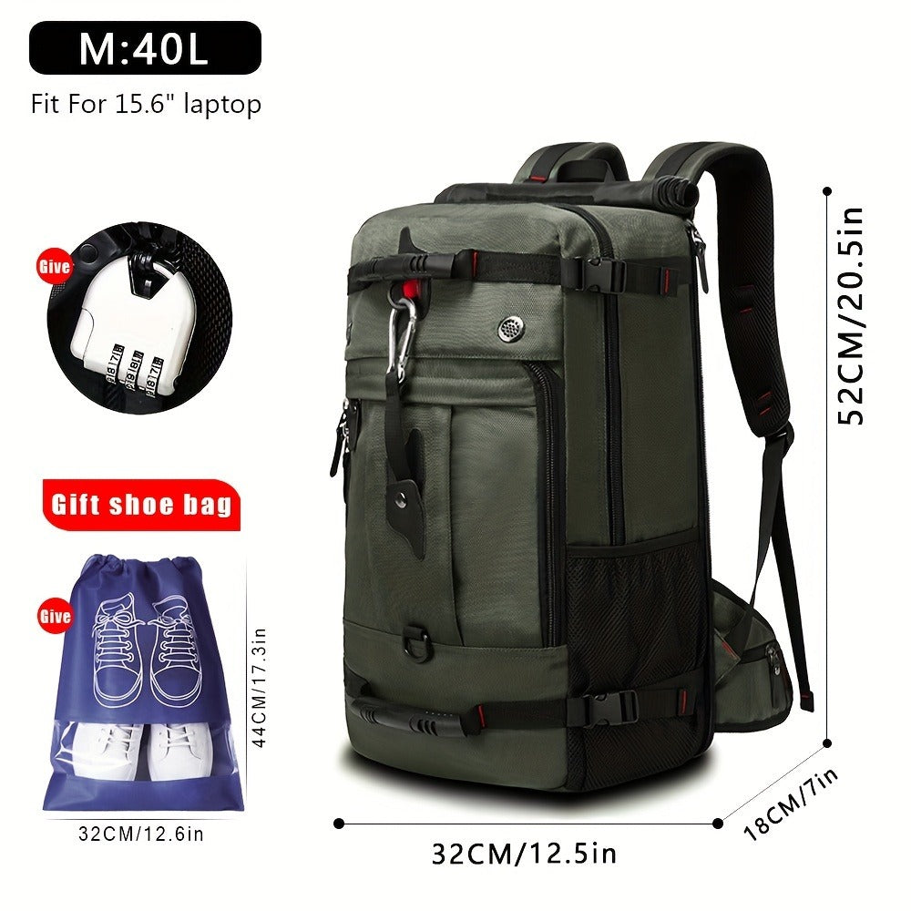 Laptop Backpack – 17.3 Inch, Combination Lock, for Travel & School – detail view 7