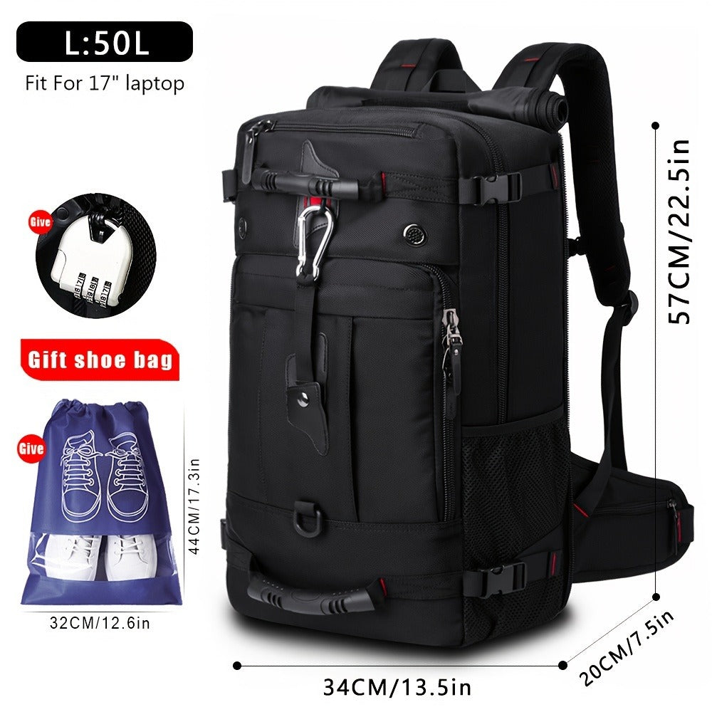 Laptop Backpack – 17.3 Inch, Combination Lock, for Travel & School – detail view 9