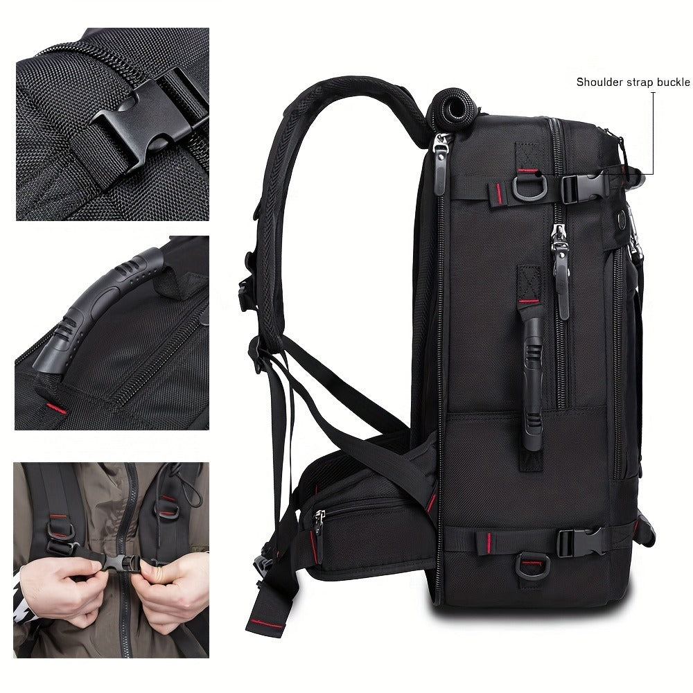 Laptop Backpack – 17.3 Inch, Combination Lock, for Travel & School – detail view 11