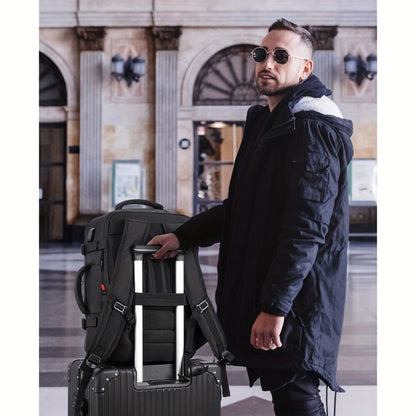 Laptop Backpack – 17.3 Inch, Trolley Sleeve, Convertible, for Travel – detail view 6
