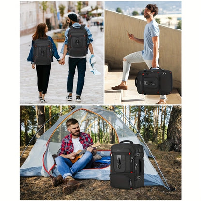 Laptop Backpack – 17.3 Inch, Trolley Sleeve, Convertible, for Travel – detail view 7