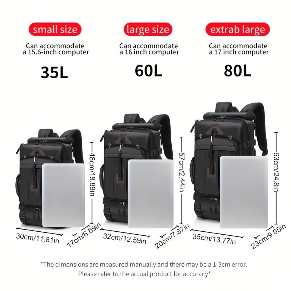 Laptop Backpack – 17 Inch, Convertible, Large Capacity, Expandable – detail view 14