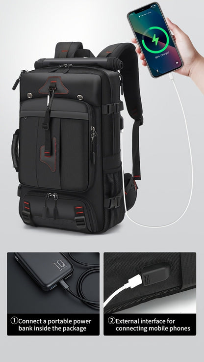 Laptop Backpack – 17 Inch, Convertible, Large Capacity, Expandable – detail view 17