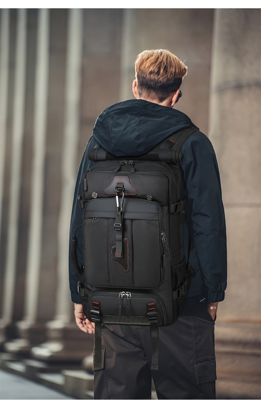 Laptop Backpack – 17 Inch, Convertible, Large Capacity, Expandable – detail view 21