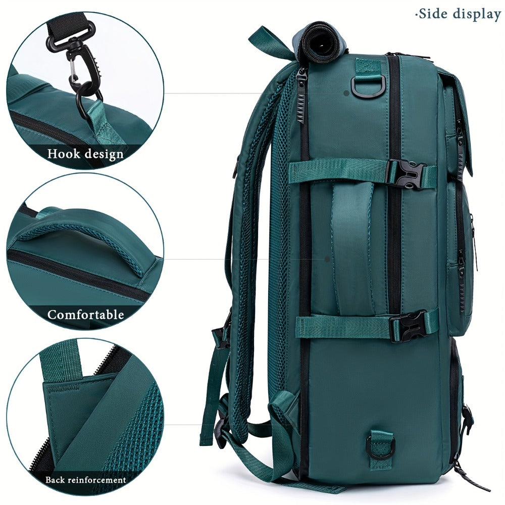 Laptop Backpack – 17 Inch, Nylon, Trolley Sleeve, Multi Pocket – detail view 20