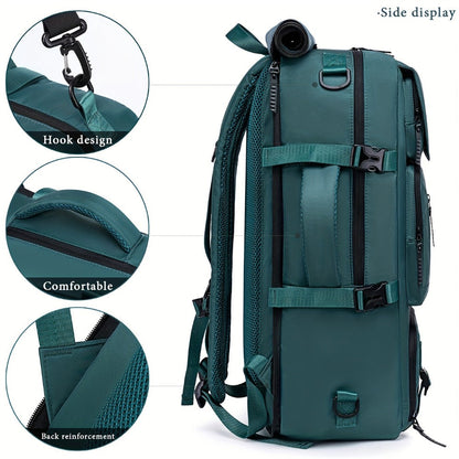 Laptop Backpack – 17 Inch, Nylon, Trolley Sleeve, Multi Pocket – detail view 20