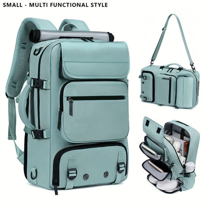 Laptop Backpack – 17 Inch, Nylon, Trolley Sleeve, Multi Pocket – detail view 4