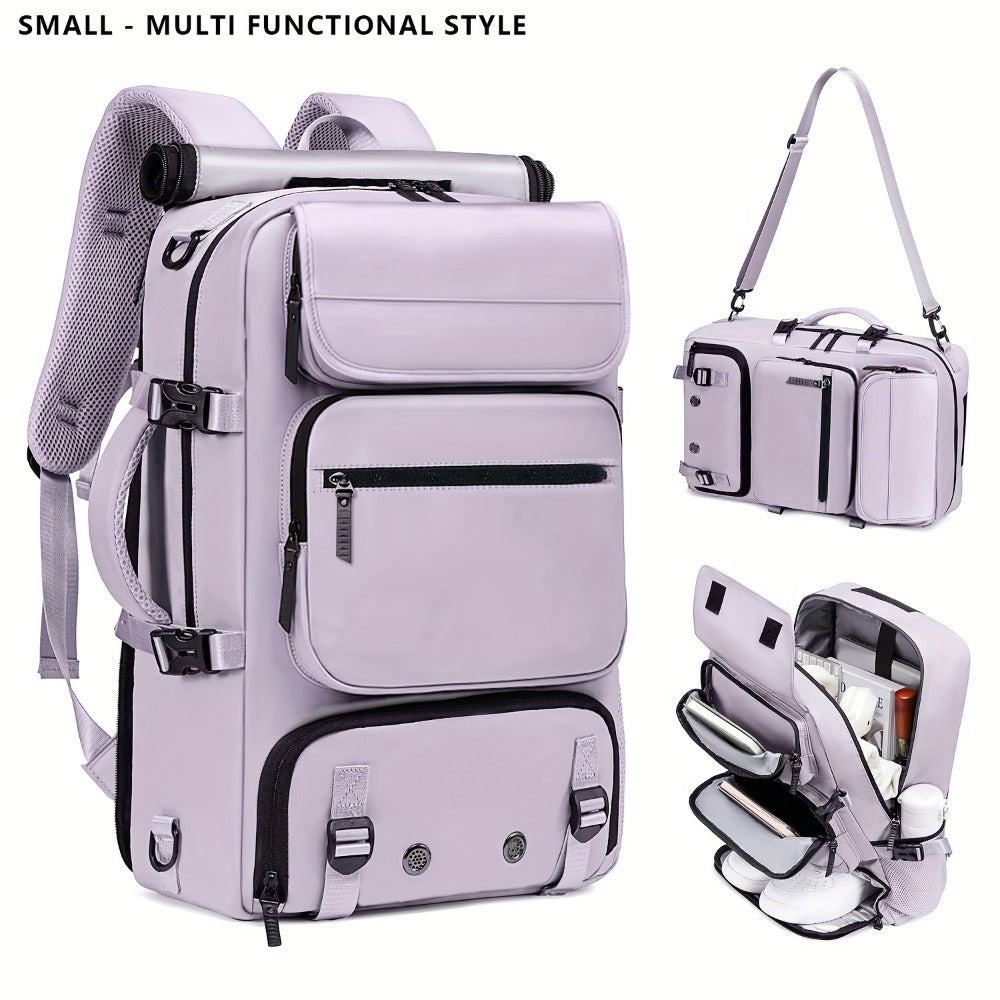 Laptop Backpack – 17 Inch, Nylon, Trolley Sleeve, Multi Pocket – detail view 6