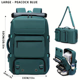 Large peacock green