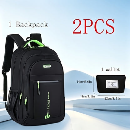 Laptop Backpack – 2 Pack, 4 Colors, Large Capacity, for Travel & School – detail view 14