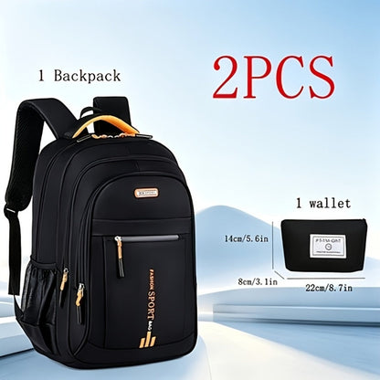 Laptop Backpack – 2 Pack, 4 Colors, Large Capacity, for Travel & School – detail view 15