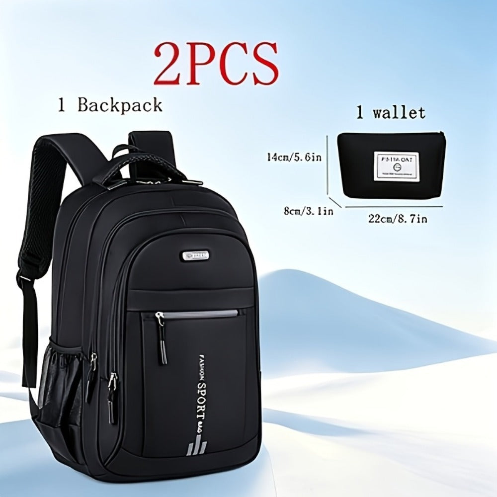 Laptop Backpack – 2 Pack, 4 Colors, Large Capacity, for Travel & School – detail view 16
