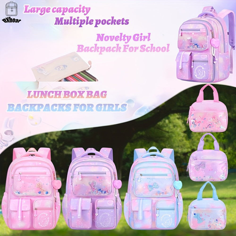 Laptop Backpack – 2-Piece, 15.6 Inch, Multi-Pocket, for Travel & School – alternate view