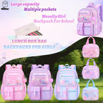 Laptop Backpack – 2-Piece, 15.6 Inch, Multi-Pocket, for Travel & School – alternate view