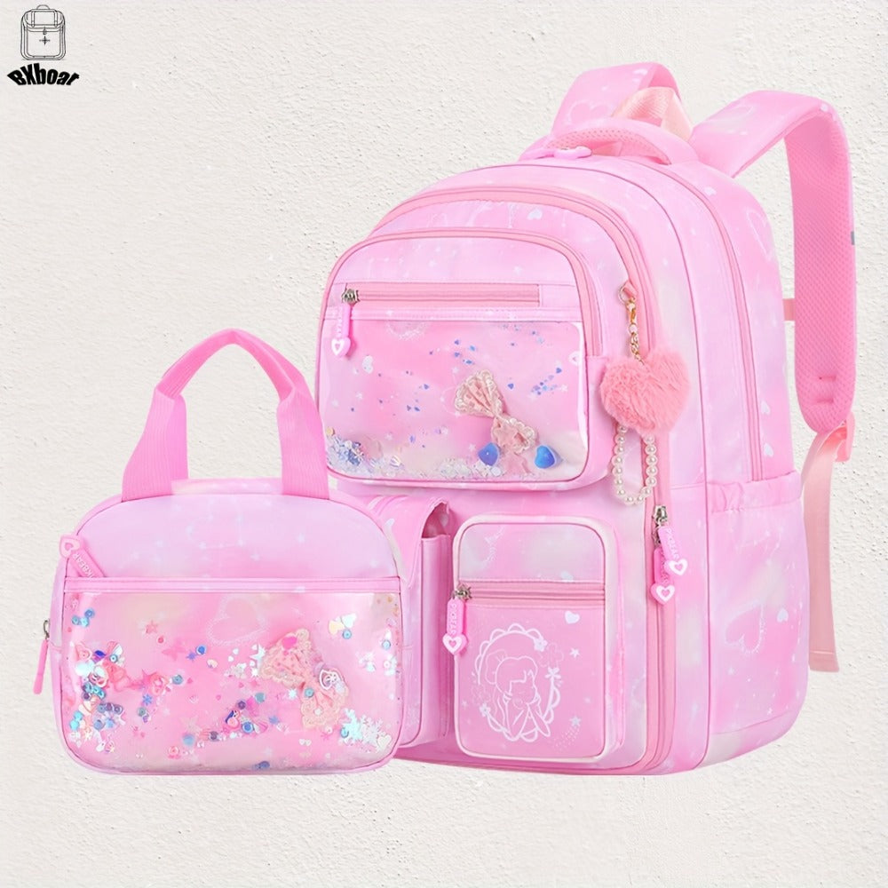 Laptop Backpack – 2-Piece, 15.6 Inch, Multi-Pocket, for Travel & School – detail view 4