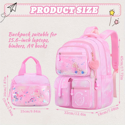 Laptop Backpack – 2-Piece, 15.6 Inch, Multi-Pocket, for Travel & School – detail view 5