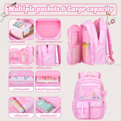 Laptop Backpack – 2-Piece, 15.6 Inch, Multi-Pocket, for Travel & School – detail view 8