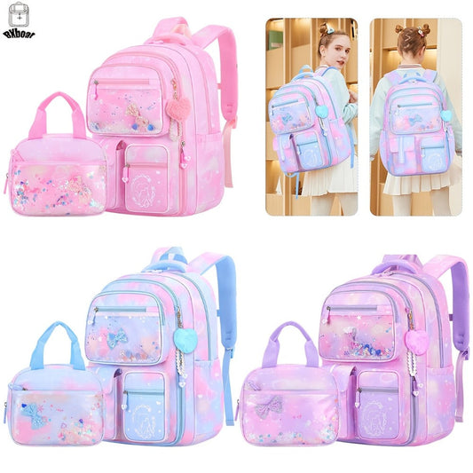 Laptop Backpack – 2-Piece, 15.6 Inch, Multi-Pocket, for Travel & School – front view