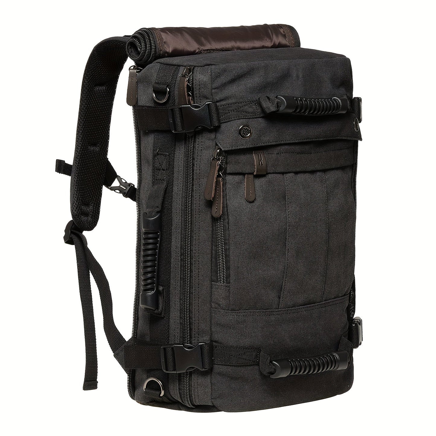 Laptop Backpack – 23.8L, 17 Inch, Canvas, Large Capacity – alternate view