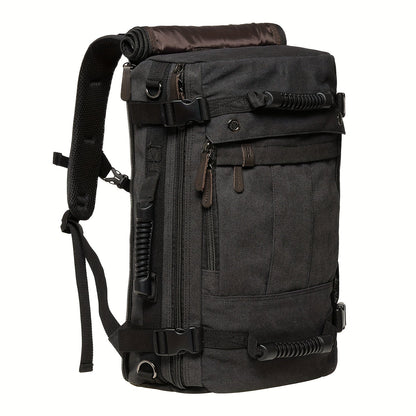 Laptop Backpack – 23.8L, 17 Inch, Canvas, Large Capacity – alternate view