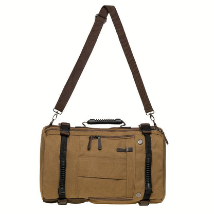 Laptop Backpack – 23.8L, 17 Inch, Canvas, Large Capacity – detail view 12