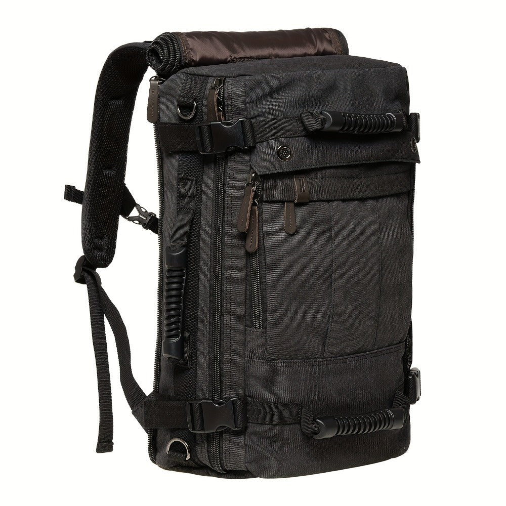 Laptop Backpack – 23.8L, 17 Inch, Canvas, Large Capacity – detail view 5