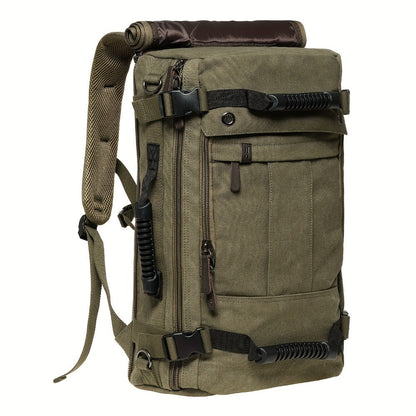 Laptop Backpack – 23.8L, 17 Inch, Canvas, Large Capacity – detail view 7
