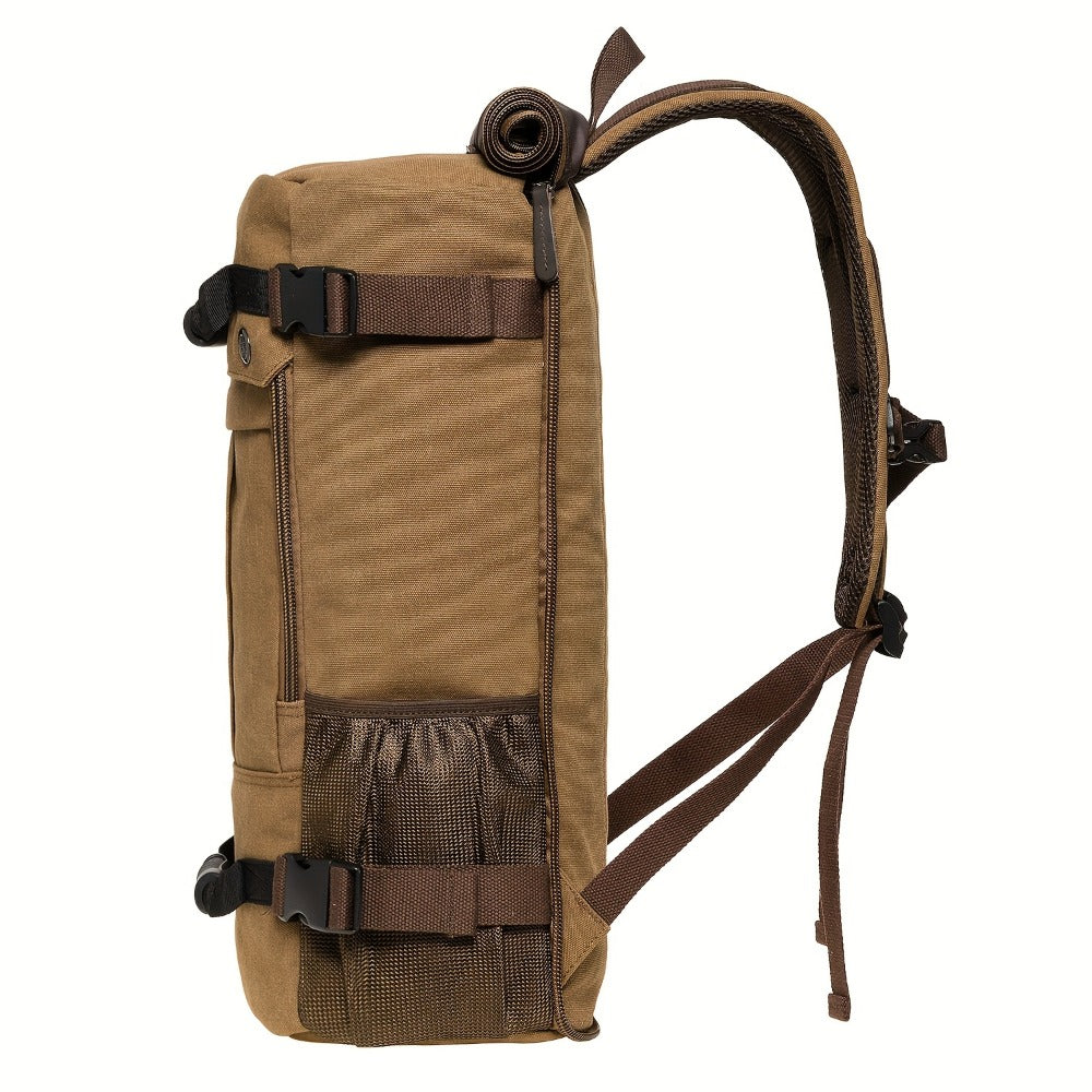 Laptop Backpack – 23.8L, 17 Inch, Canvas, Large Capacity – detail view 11