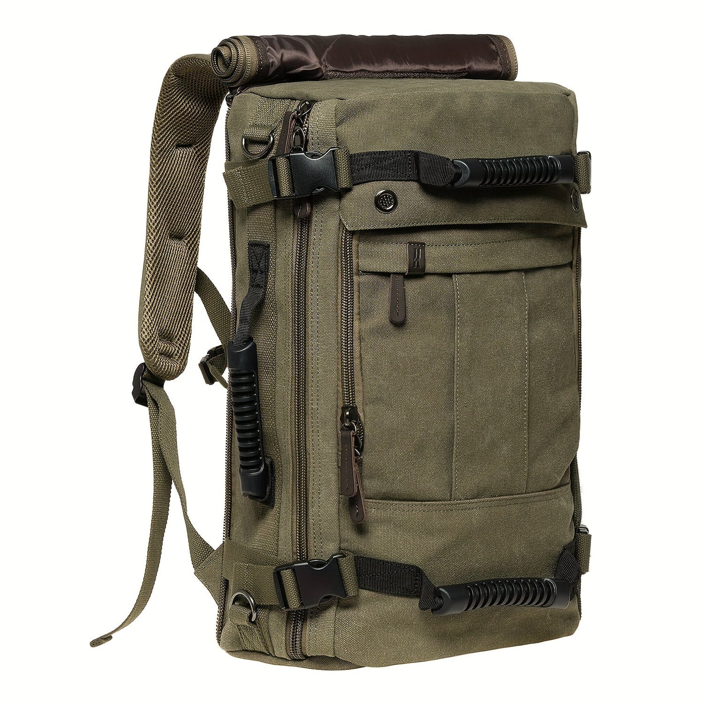 Laptop Backpack – 23.8L, 17 Inch, Canvas, Large Capacity – front view - product view 15