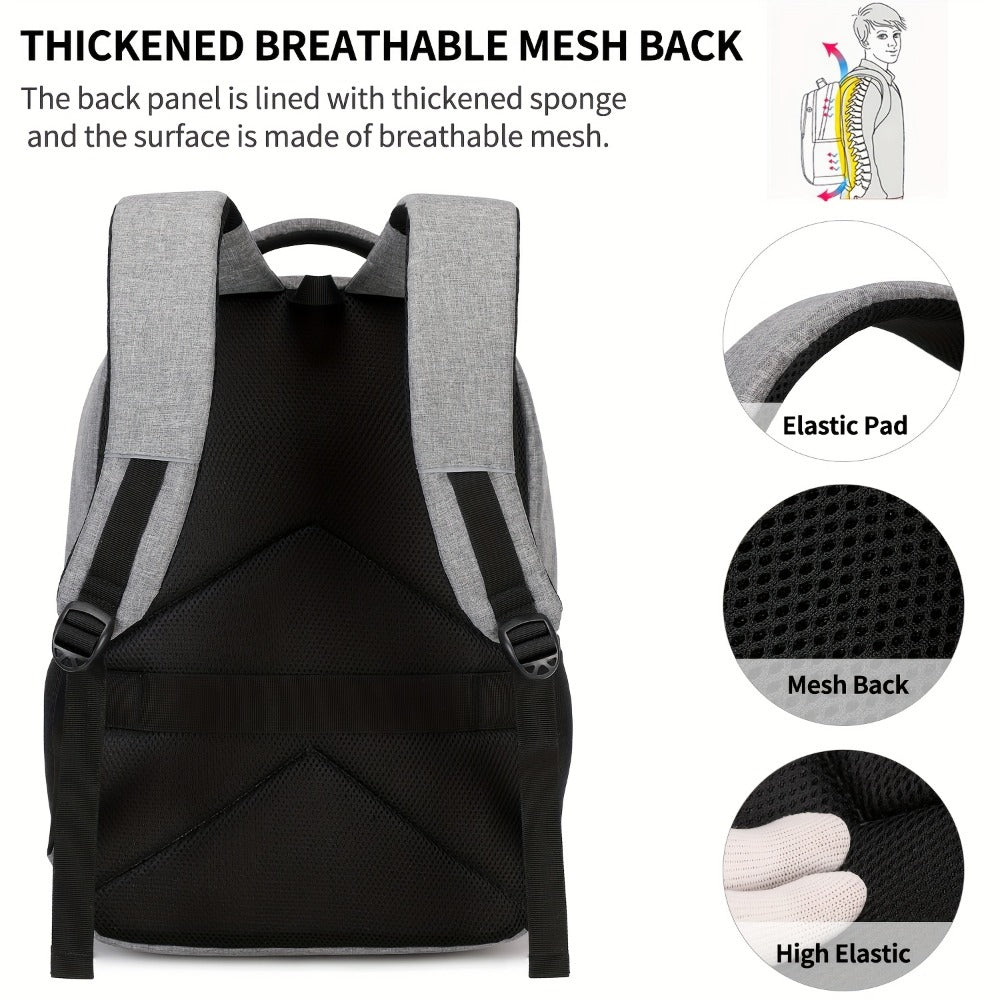 Laptop Backpack – 3 Pcs, 15.6 Inch, for Travel & Work – detail view 12