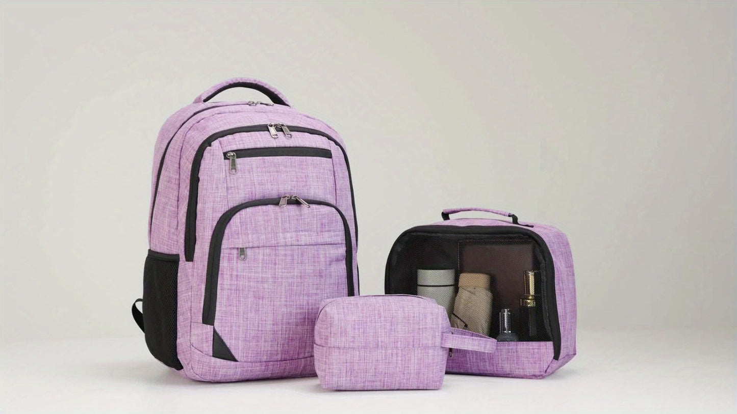 Laptop Backpack – 3 Pcs, 15.6 Inch, for Travel & Work – detail view 13