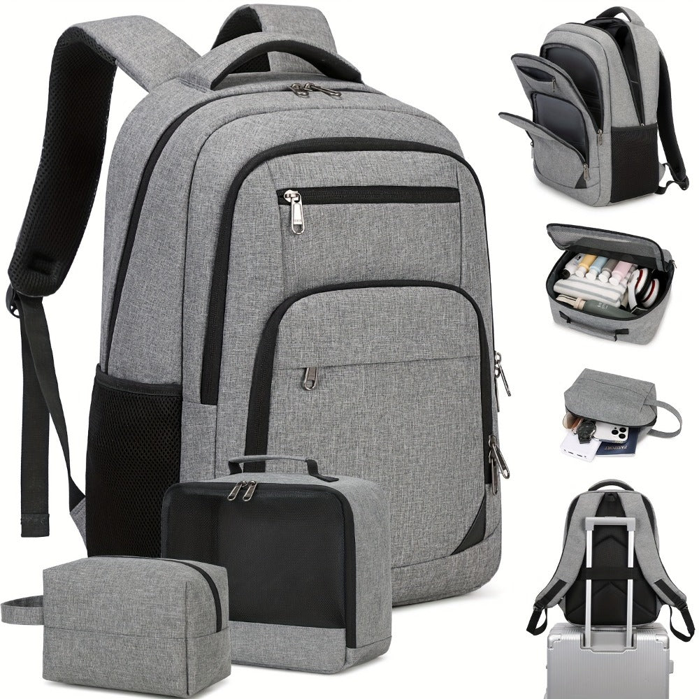 Laptop Backpack – 3 Pcs, 15.6 Inch, for Travel & Work – detail view 3