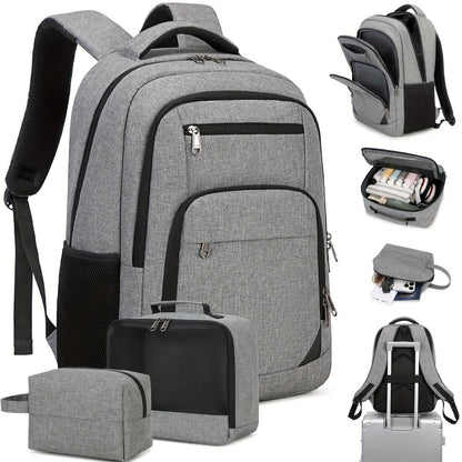 Laptop Backpack – 3 Pcs, 15.6 Inch, for Travel & Work – detail view 3