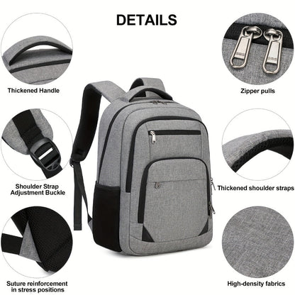 Laptop Backpack – 3 Pcs, 15.6 Inch, for Travel & Work – detail view 10