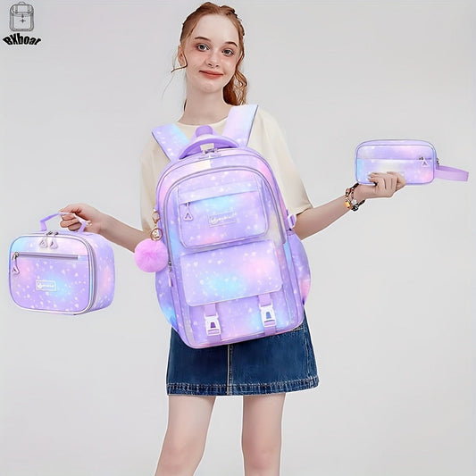 Laptop Backpack – 3-Piece, 15.6 Inch, Multi-Pocket, for School – detail view 3