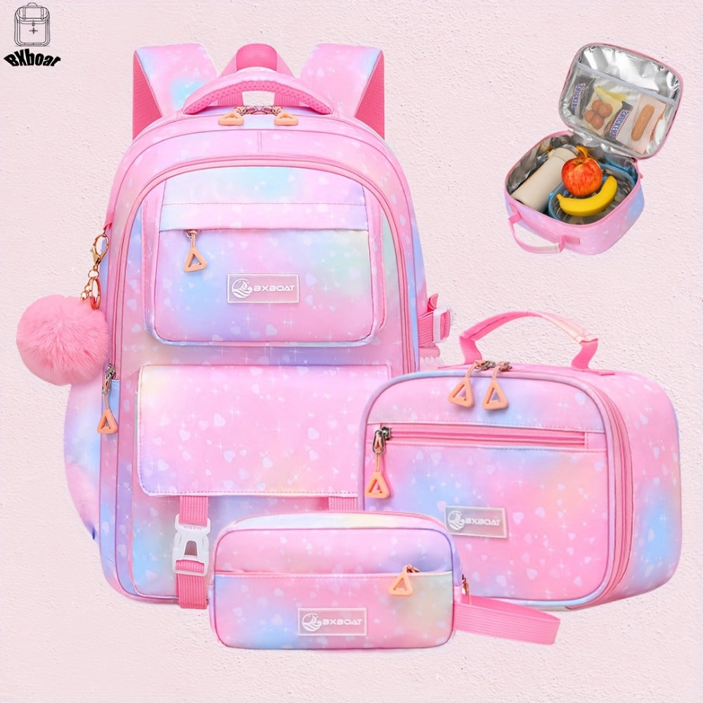 Laptop Backpack – 3-Piece, 15.6 Inch, Multi-Pocket, for School – detail view 6