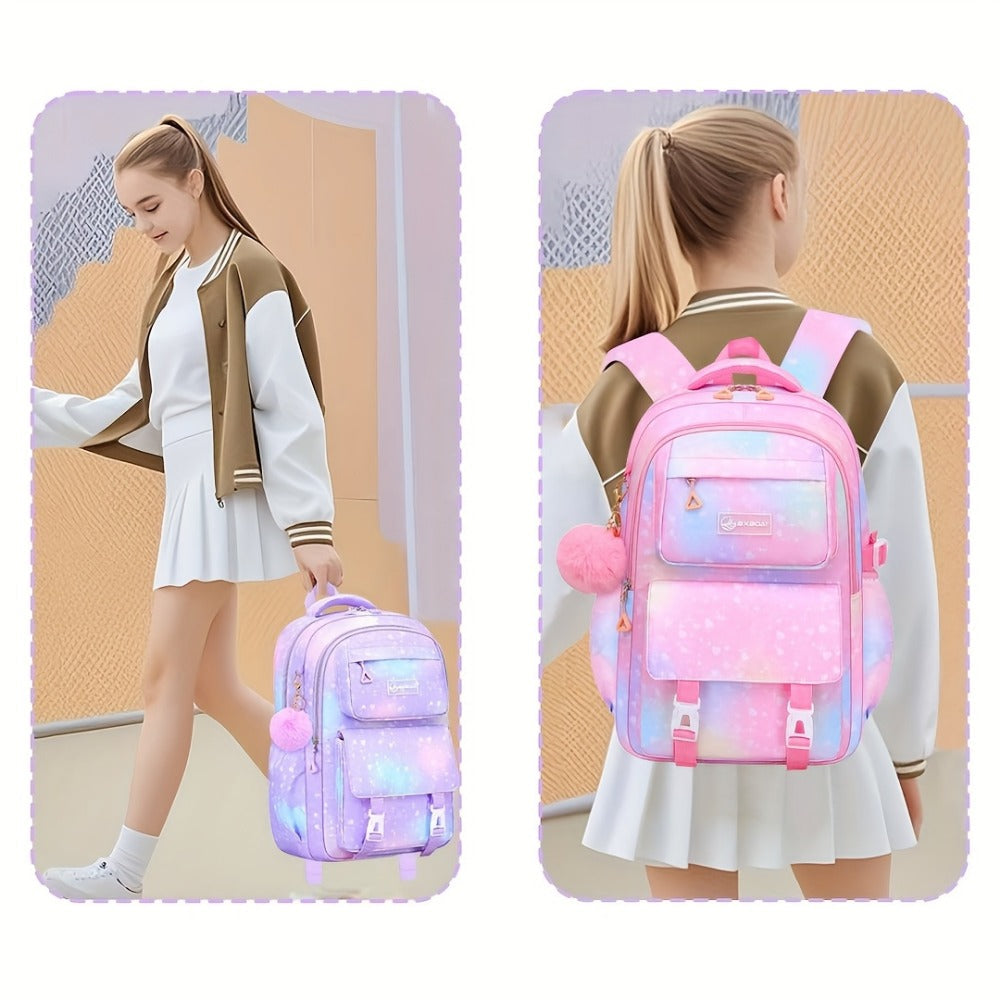 Laptop Backpack – 3-Piece, 15.6 Inch, Multi-Pocket, for School – detail view 9