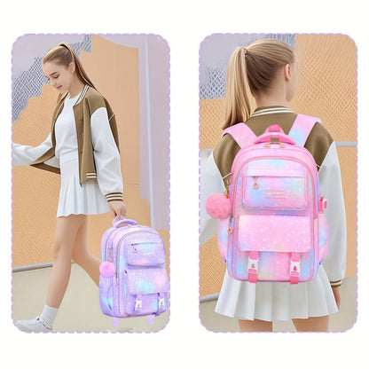 Laptop Backpack – 3-Piece, 15.6 Inch, Multi-Pocket, for School – detail view 9