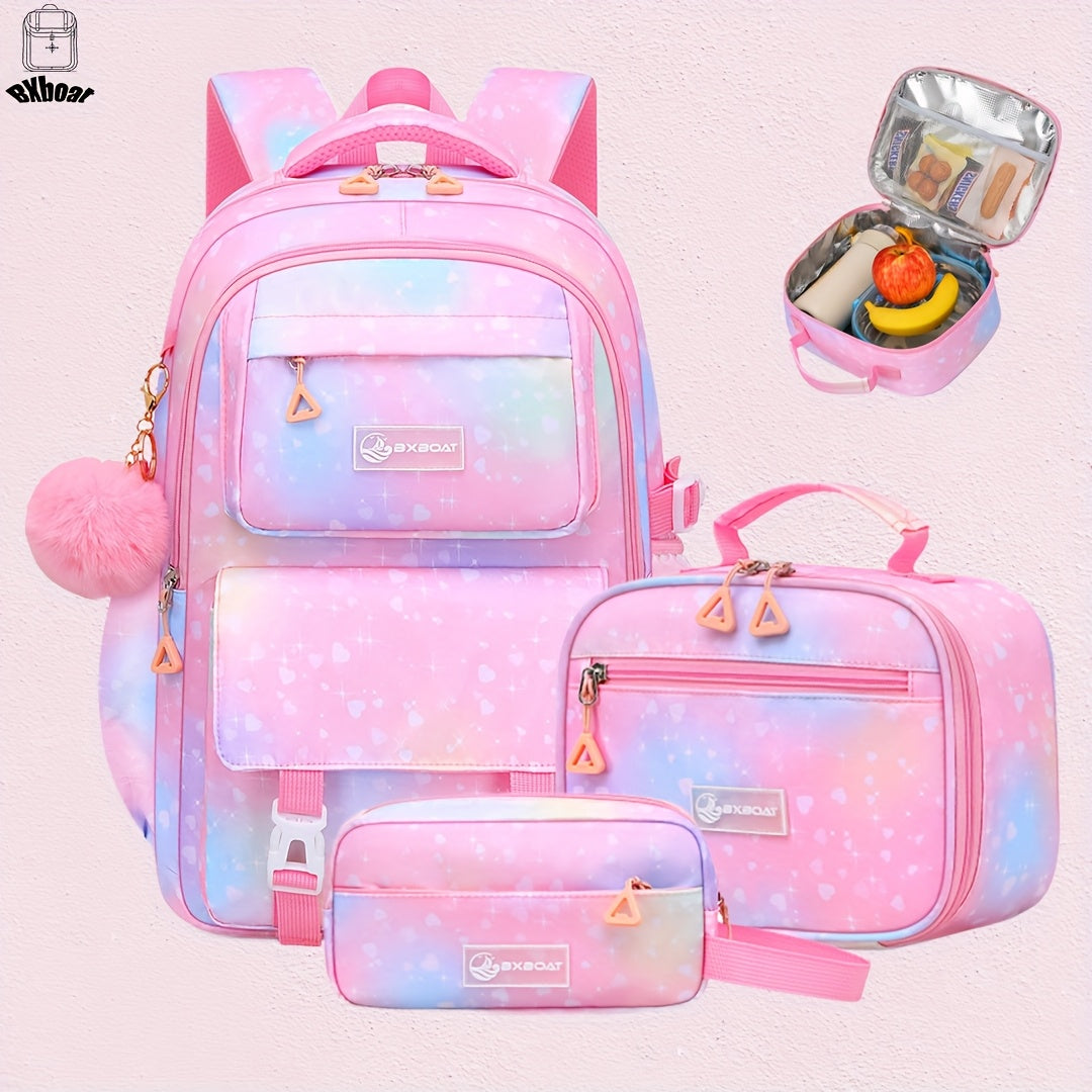 Laptop Backpack – 3-Piece, 15.6 Inch, Multi-Pocket, for School – alternate view