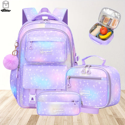 Laptop Backpack – 3-Piece, 15.6 Inch, Multi-Pocket, for School – front view - product view 13