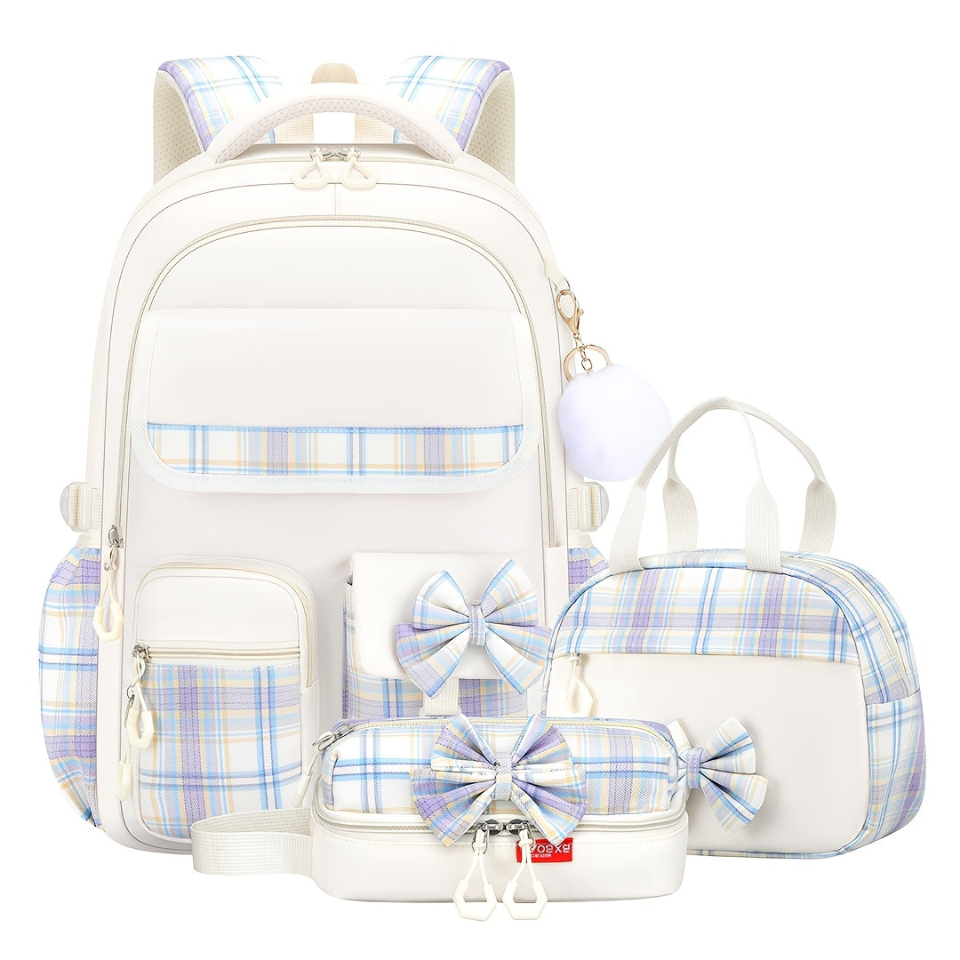 Laptop Backpack – 3-Piece, 15.6 Inch, Large Capacity, Lightweight – alternate view