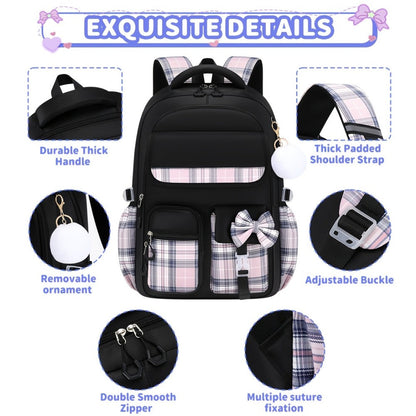 Laptop Backpack – 3-Piece, 15.6 Inch, Large Capacity, Lightweight – detail view 12