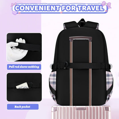 Laptop Backpack – 3-Piece, 15.6 Inch, Large Capacity, Lightweight – detail view 13