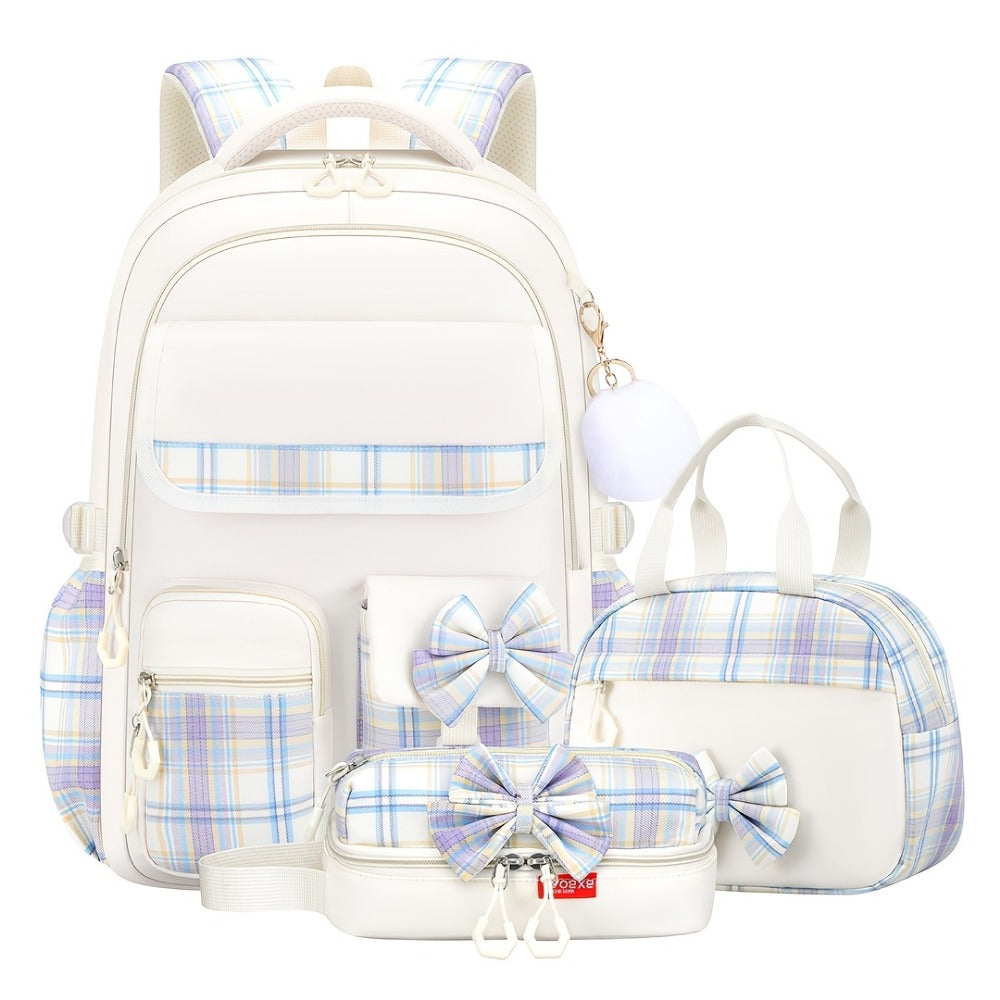 Laptop Backpack – 3-Piece, 15.6 Inch, Large Capacity, Lightweight – detail view 7