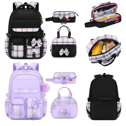 Laptop Backpack – 3-Piece, 15.6 Inch, Large Capacity, Lightweight – front view