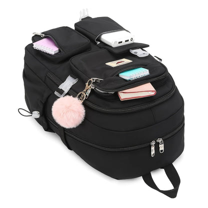 Laptop Backpack – 3-Piece, 15.6 Inch, Large Capacity, for Travel & School – detail view 6