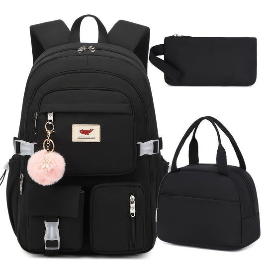Laptop Backpack – 3-Piece, 15.6 Inch, Large Capacity, for Travel & School – front view